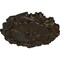Ekena Millwork Plymouth Ceiling Medallion (Fits Canopies up to 1 5/8"), 16 3/4"OD x 1 3/8"P, Stone Hearth Crackle CM16PLSHC - alternate 2
